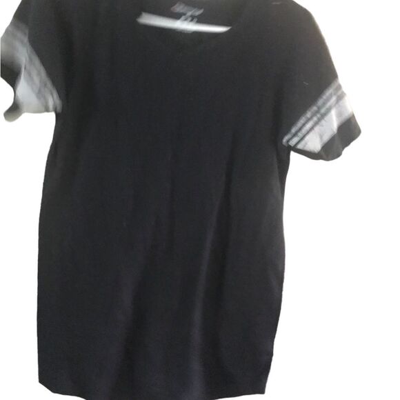Champion Black and Gray Short Sleeve Top Women's Medium - Picture 7 of 9